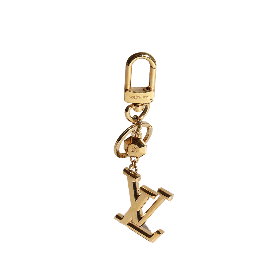 Louis Vuitton Louis Vuitton Gold Metal LV Facettes Bag Charm