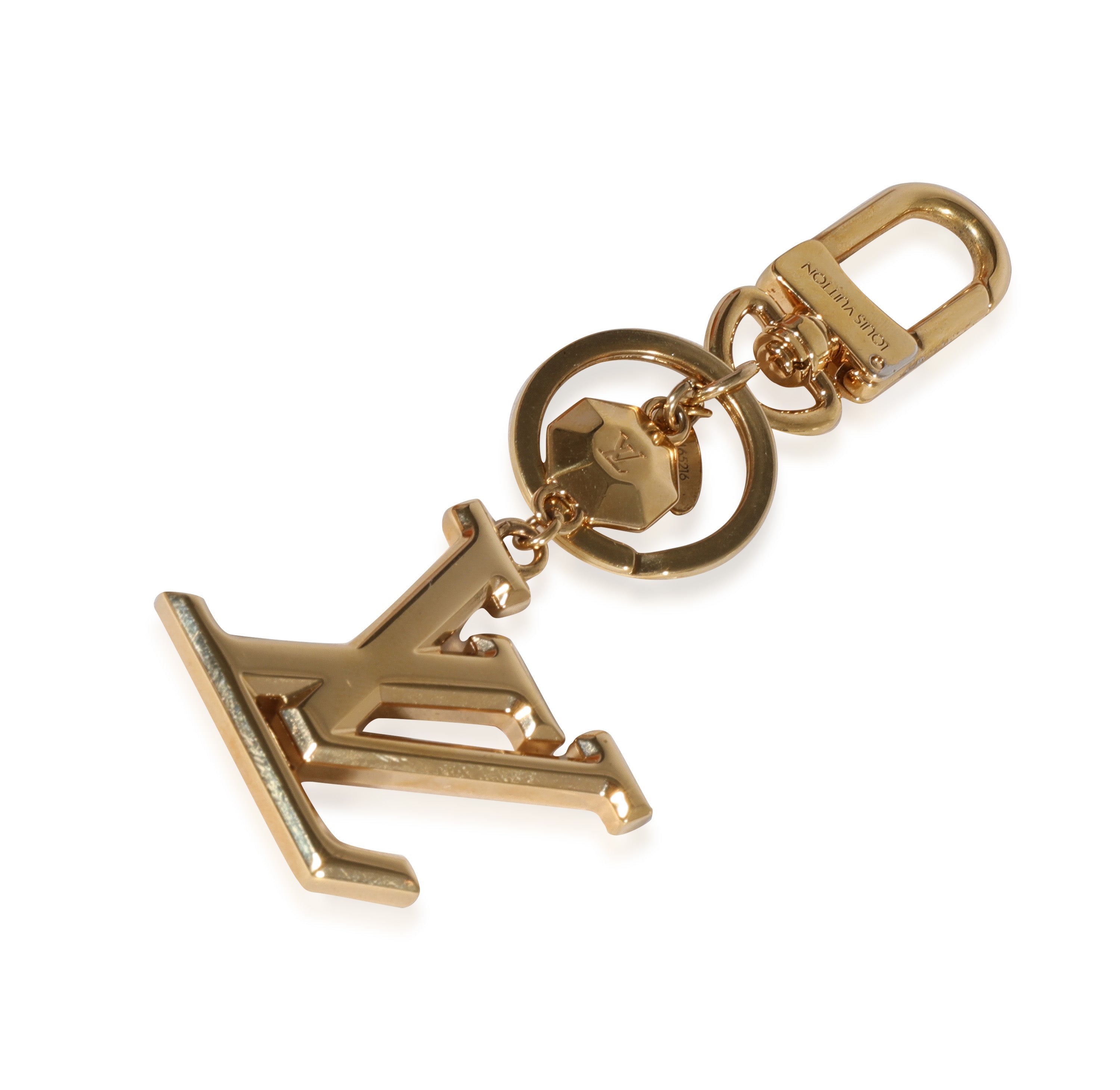 Louis Vuitton Louis Vuitton Gold Metal LV Facettes Bag Charm