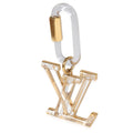 Louis Vuitton Louis Vuitton Clear Resin & Gold Metal LV Prism Bag Charm
