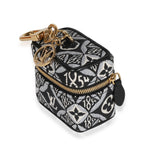 Louis Vuitton Louis Vuitton Black & White Jacquard Since 1854 Vanity Bag Charm