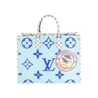 Louis Vuitton Louis Vuitton Limited Edition Blue Monogram Giant Hamptons Onthego