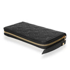 Louis Vuitton Louis Vuitton Black Monogram Empreinte Zippy Wallet