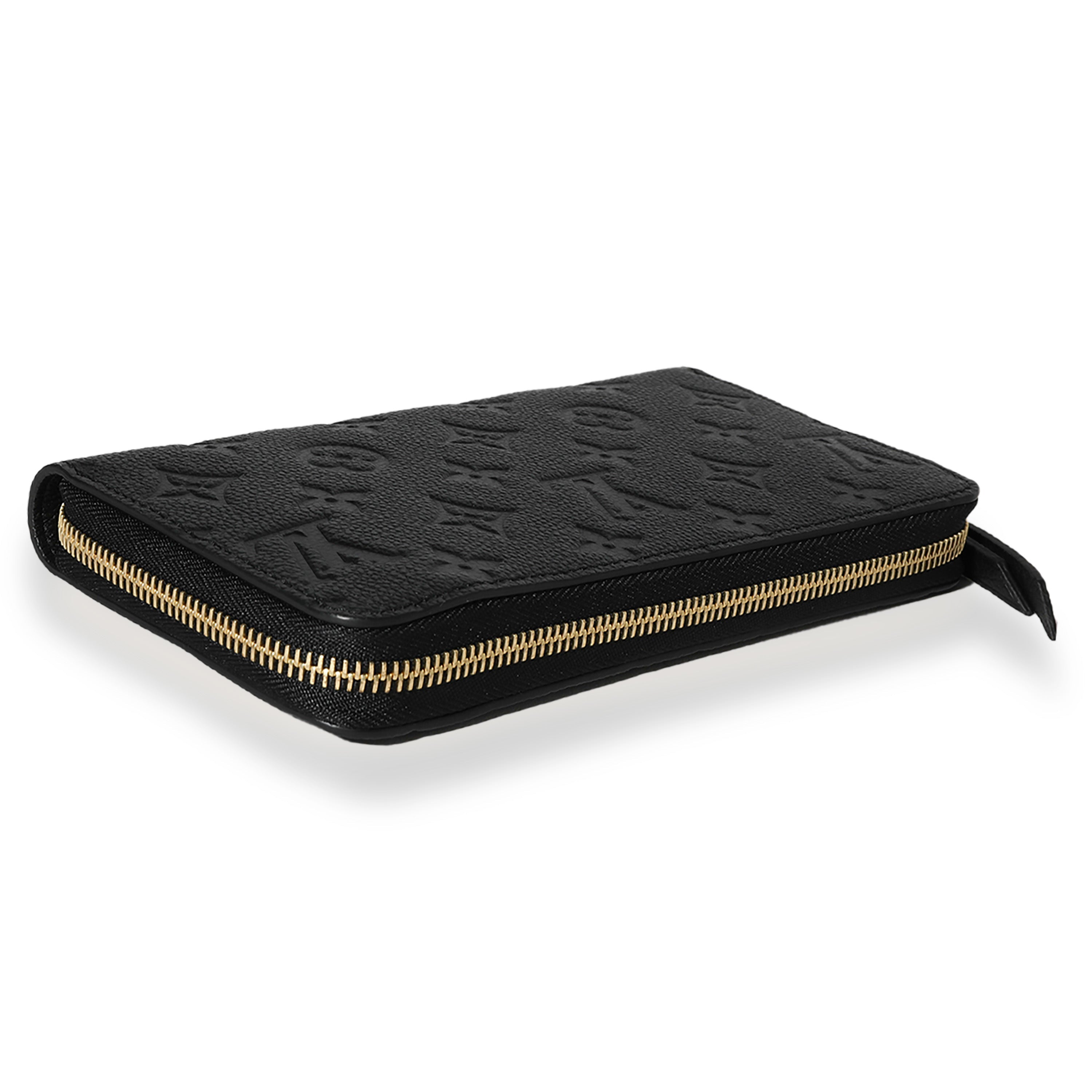 Louis Vuitton Louis Vuitton Black Monogram Empreinte Zippy Wallet