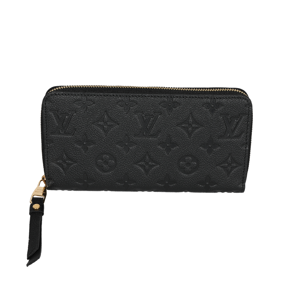 Louis Vuitton Louis Vuitton Black Monogram Empreinte Zippy Wallet