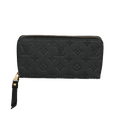 Louis Vuitton Louis Vuitton Black Monogram Empreinte Zippy Wallet
