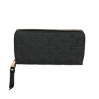 Louis Vuitton Louis Vuitton Black Monogram Empreinte Zippy Wallet