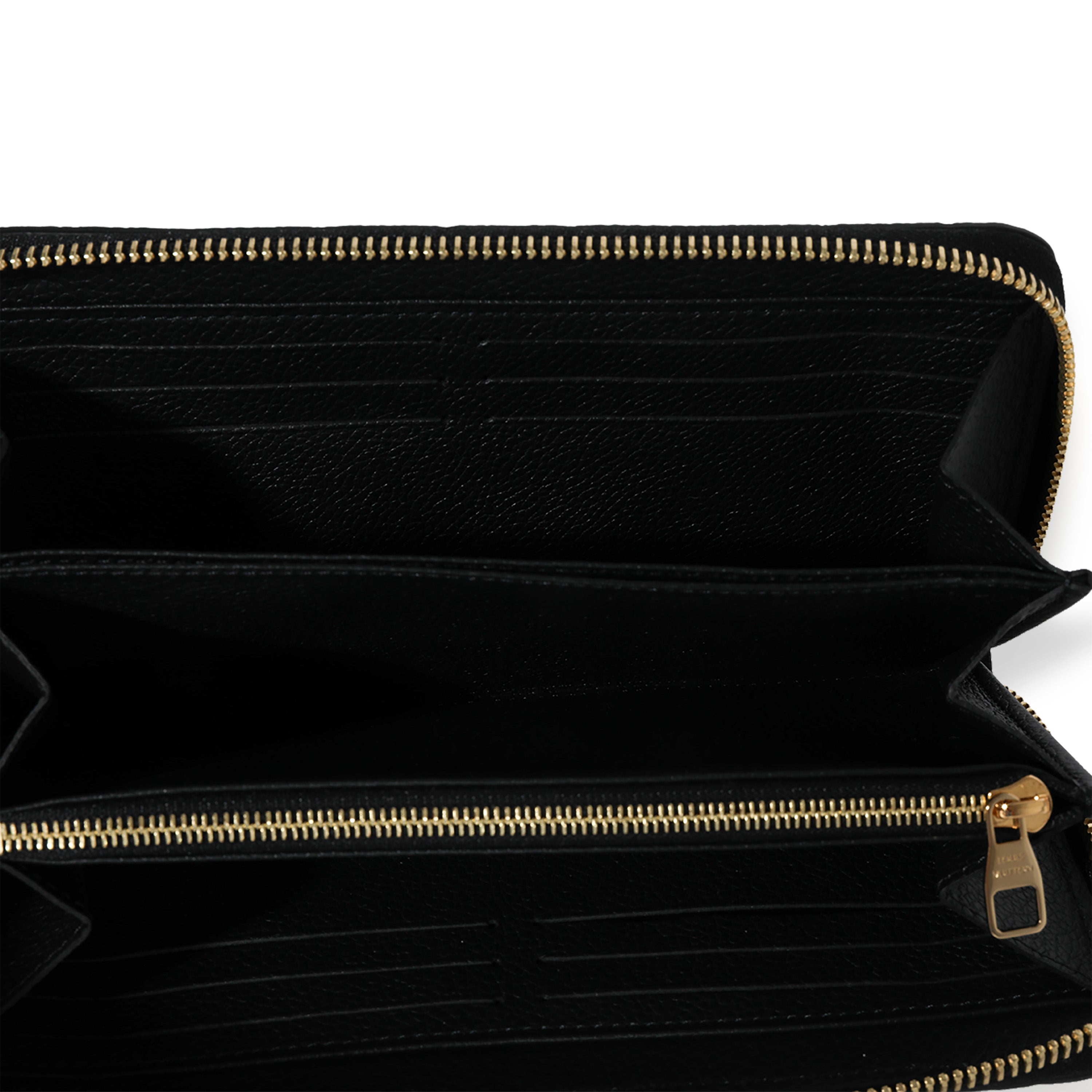 Louis Vuitton Louis Vuitton Black Monogram Empreinte Zippy Wallet