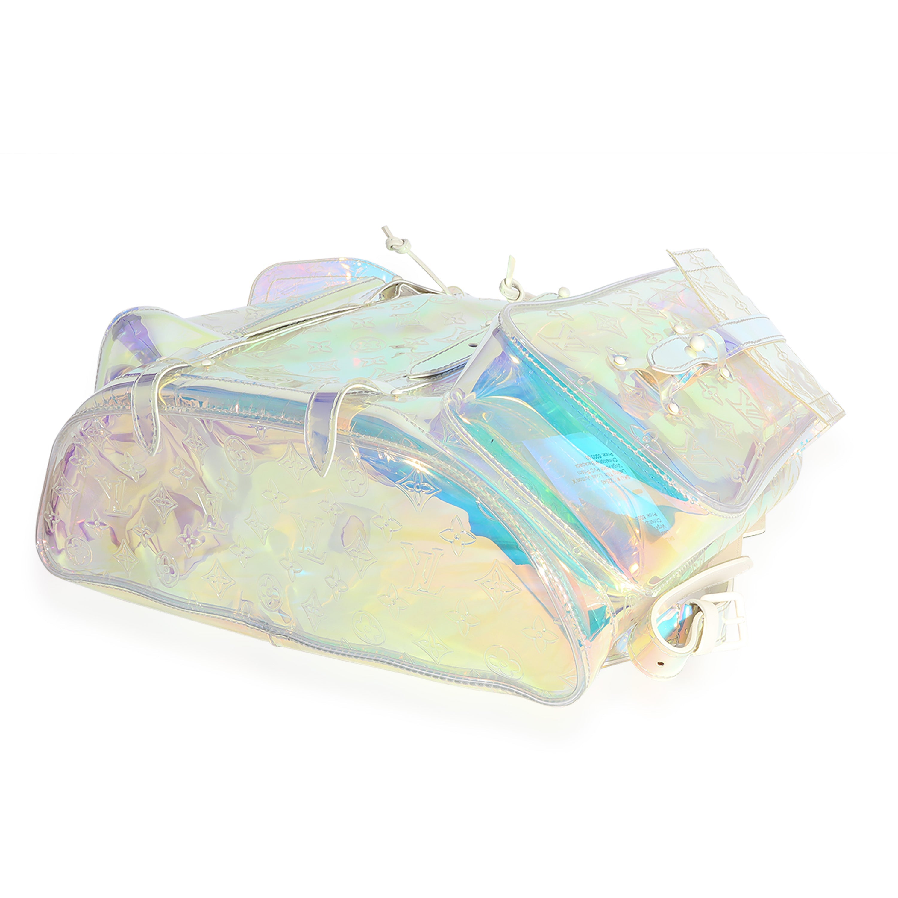 Louis Vuitton Louis Vuitton X Virgil Abloh PVC Prism Christopher Backpack