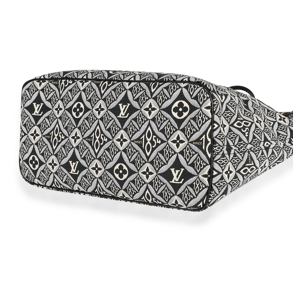 Louis Vuitton Louis Vuitton Black Jacquard Since 1854 Neverfull MM
