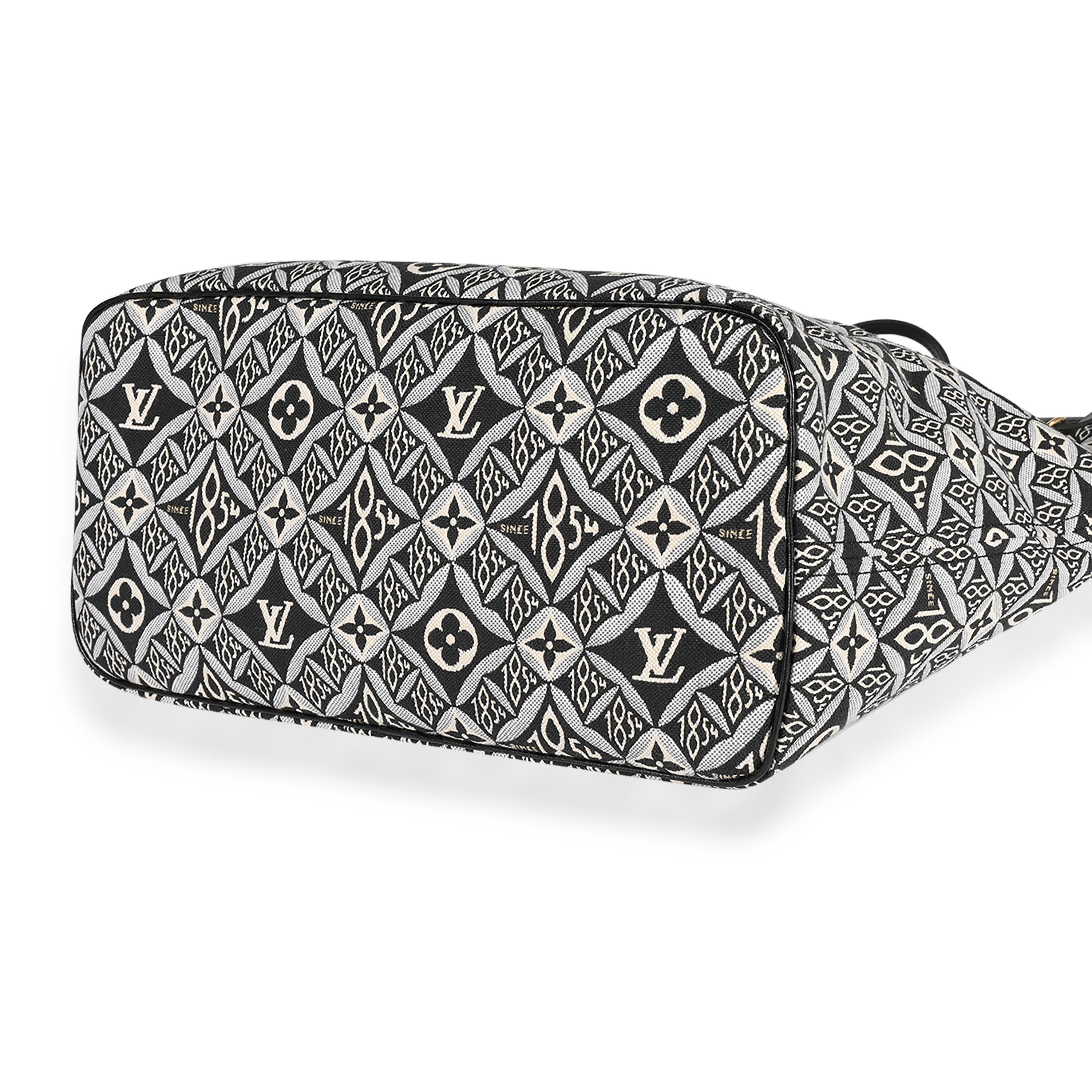 Louis Vuitton Louis Vuitton Black Jacquard Since 1854 Neverfull MM