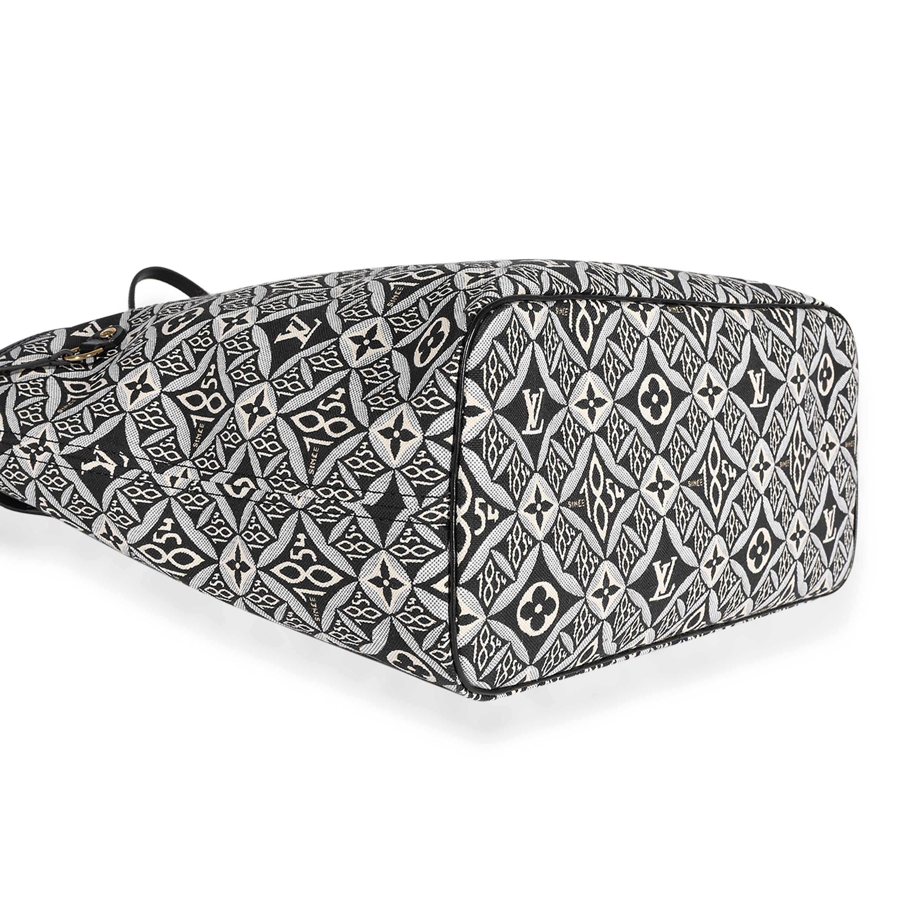 Louis Vuitton Louis Vuitton Black Jacquard Since 1854 Neverfull MM