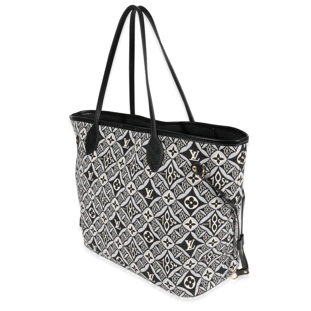 Louis Vuitton Louis Vuitton Black Jacquard Since 1854 Neverfull MM