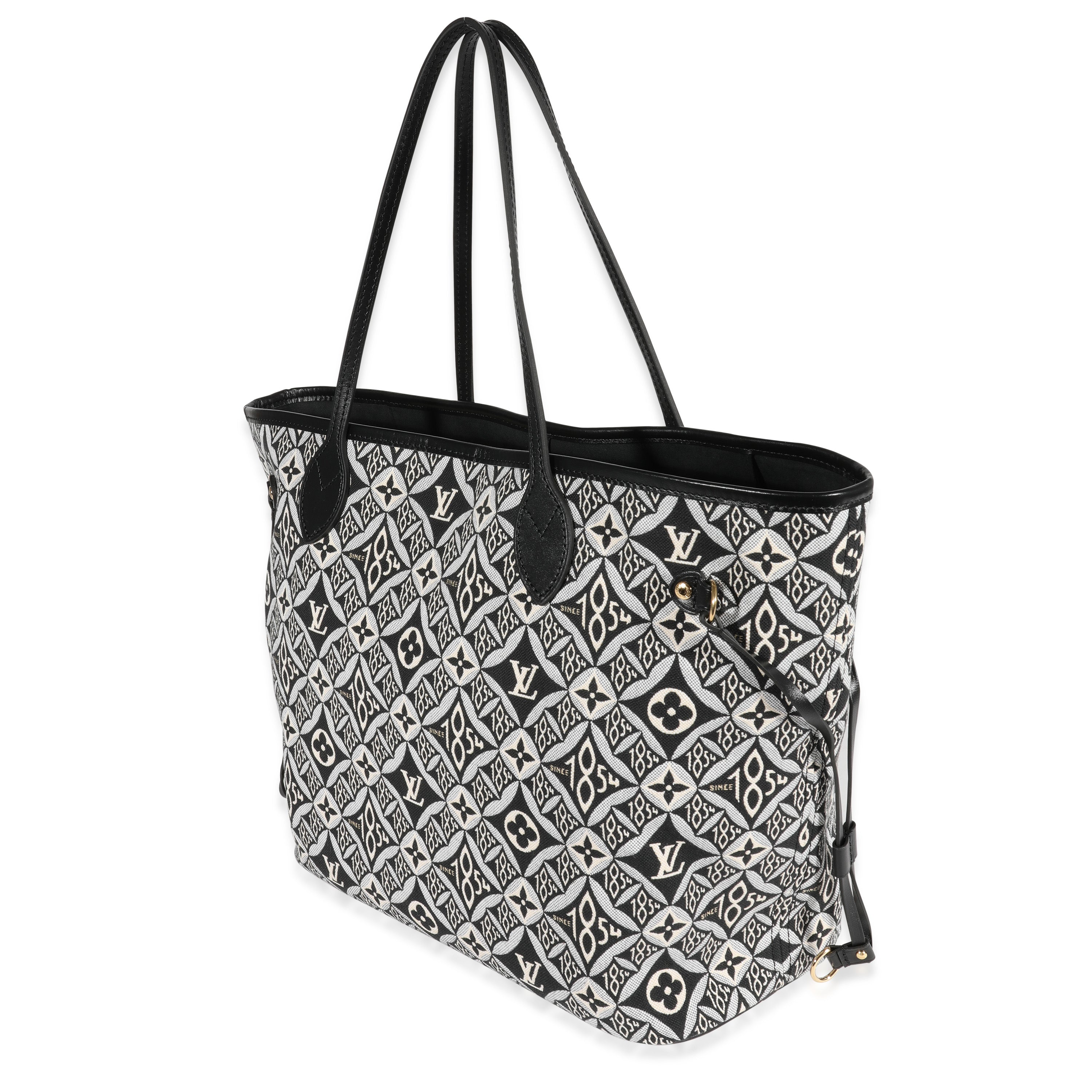 Louis Vuitton Louis Vuitton Black Jacquard Since 1854 Neverfull MM