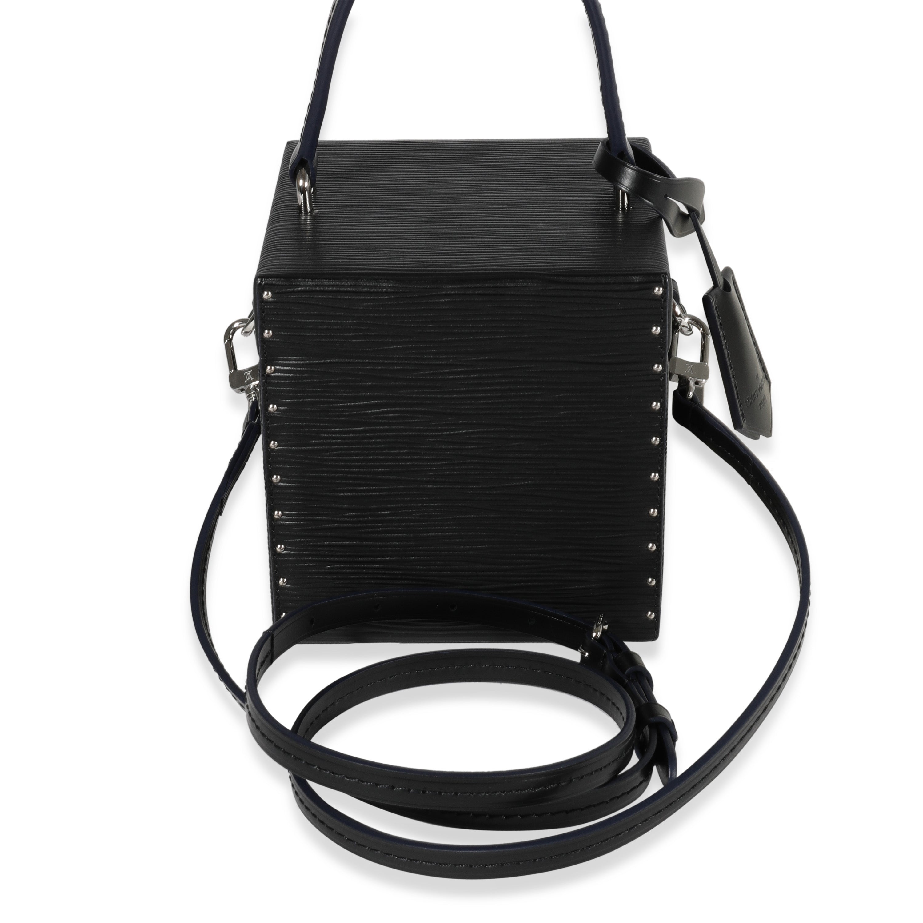 Louis Vuitton Louis Vuitton Noir Epi Leather Bleecker Box