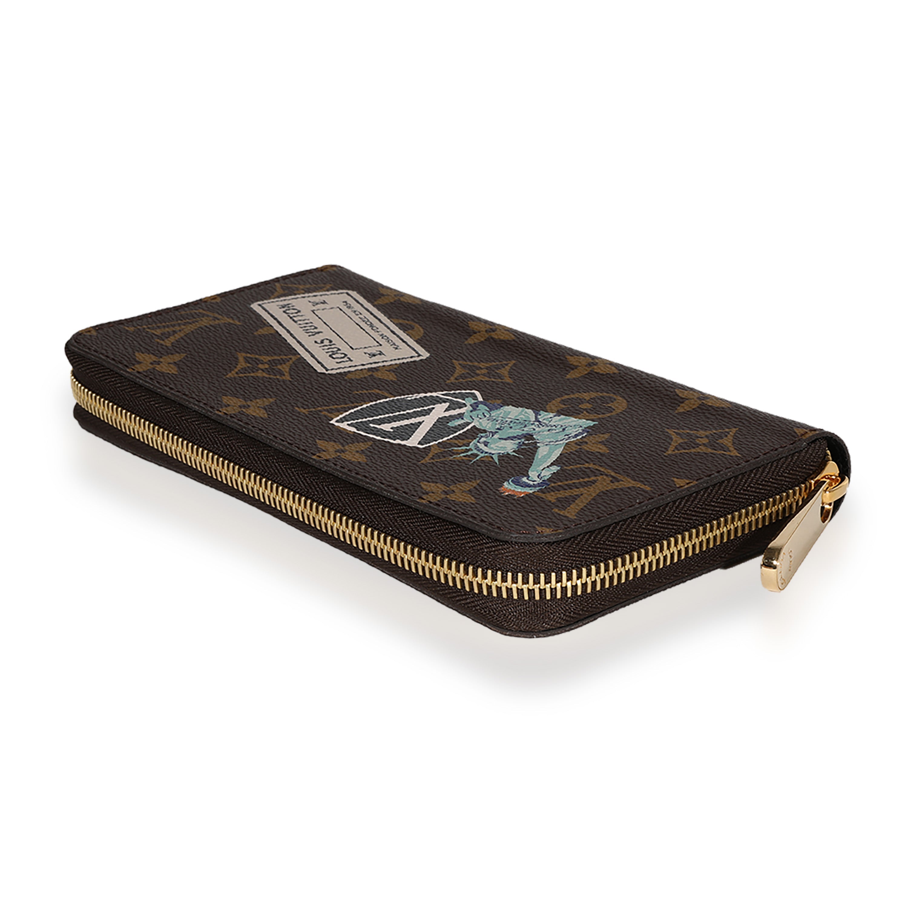 Louis Vuitton Louis Vuitton Monogram Canvas My LV World Tour Zippy Wallet