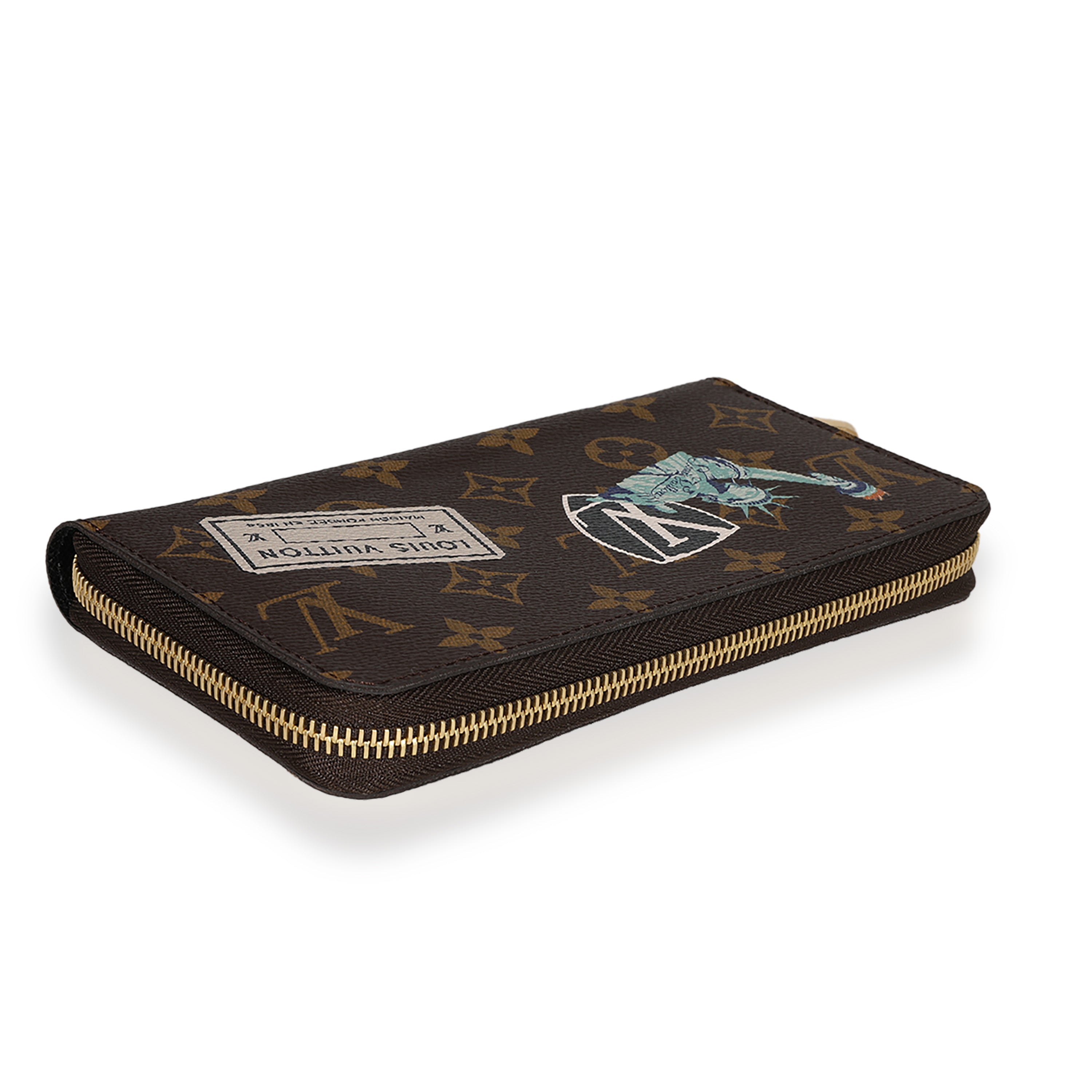 Louis Vuitton Louis Vuitton Monogram Canvas My LV World Tour Zippy Wallet