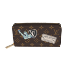 Louis Vuitton Louis Vuitton Monogram Canvas My LV World Tour Zippy Wallet