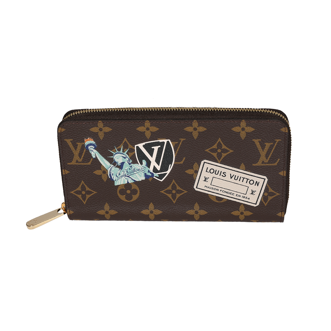 Louis Vuitton Louis Vuitton Monogram Canvas My LV World Tour Zippy Wallet