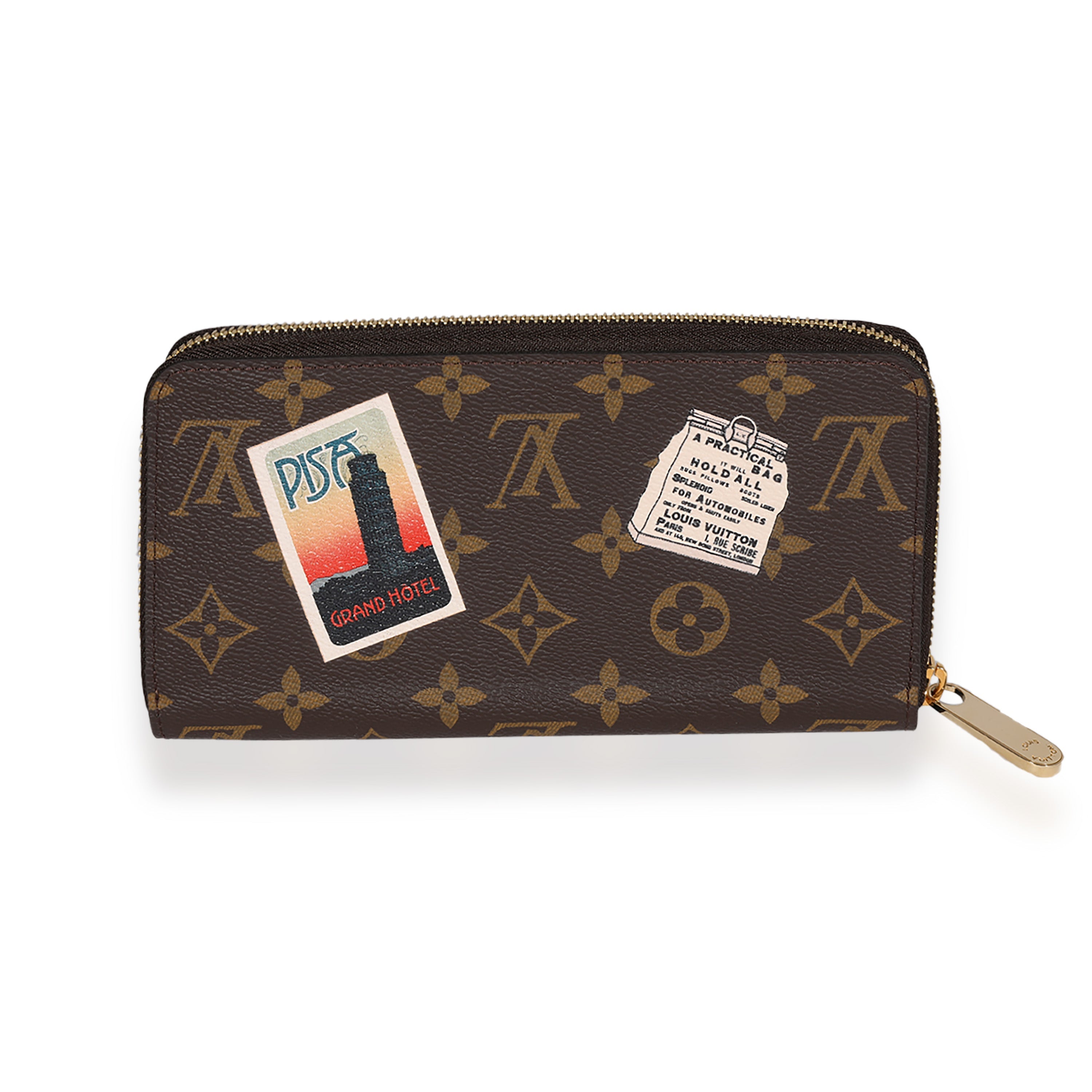 Louis Vuitton Louis Vuitton Monogram Canvas My LV World Tour Zippy Wallet