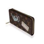Louis Vuitton Louis Vuitton Monogram Canvas My LV World Tour Zippy Wallet