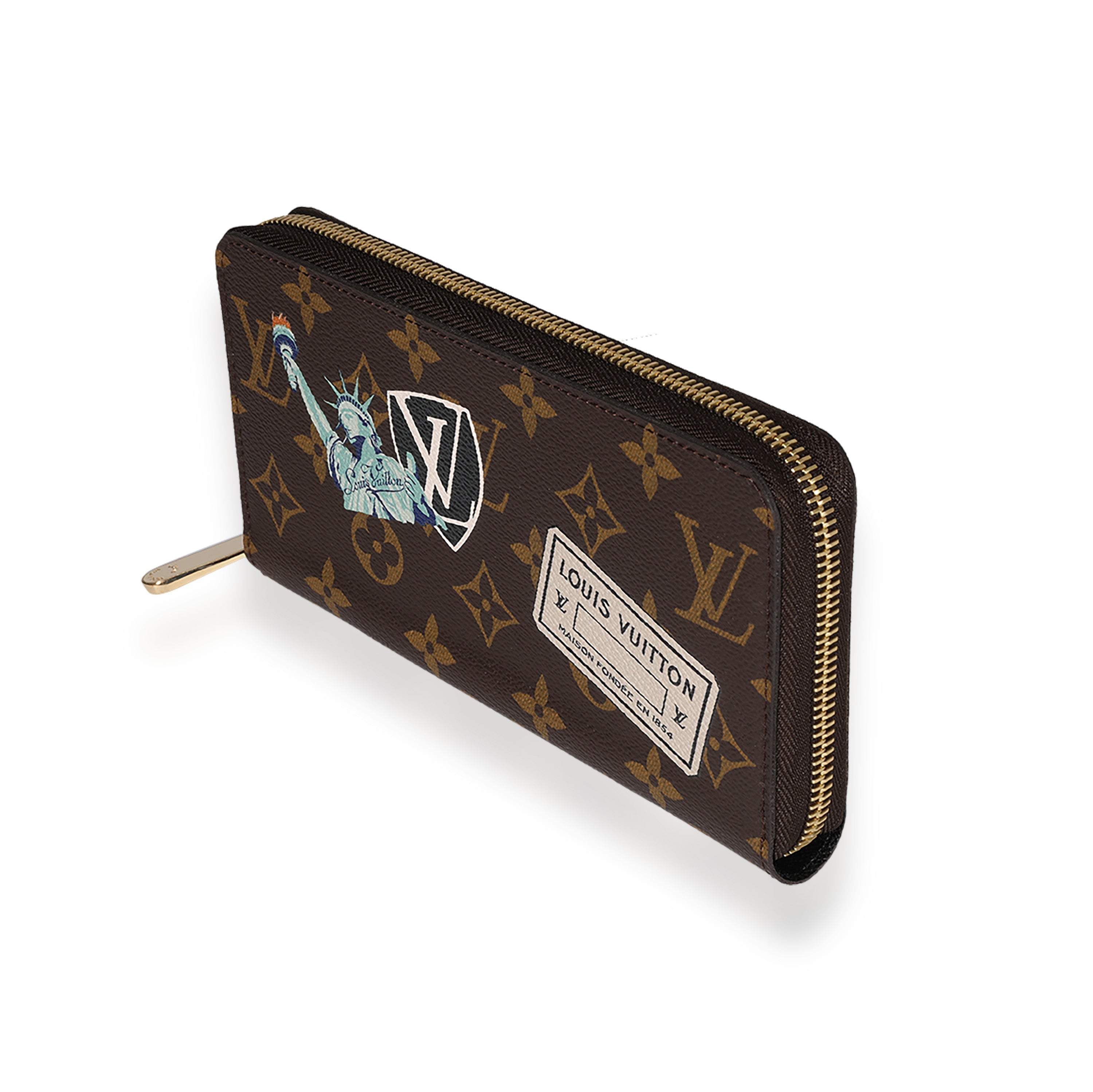 Louis Vuitton Louis Vuitton Monogram Canvas My LV World Tour Zippy Wallet