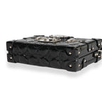 Louis Vuitton Louis Vuitton Black Fleur Monogram Vernis Petite Malle