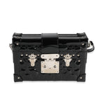 Louis Vuitton Louis Vuitton Black Fleur Monogram Vernis Petite Malle