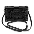 Louis Vuitton Louis Vuitton Black Fleur Monogram Vernis Petite Malle