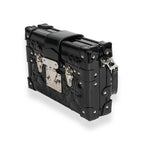Louis Vuitton Louis Vuitton Black Fleur Monogram Vernis Petite Malle