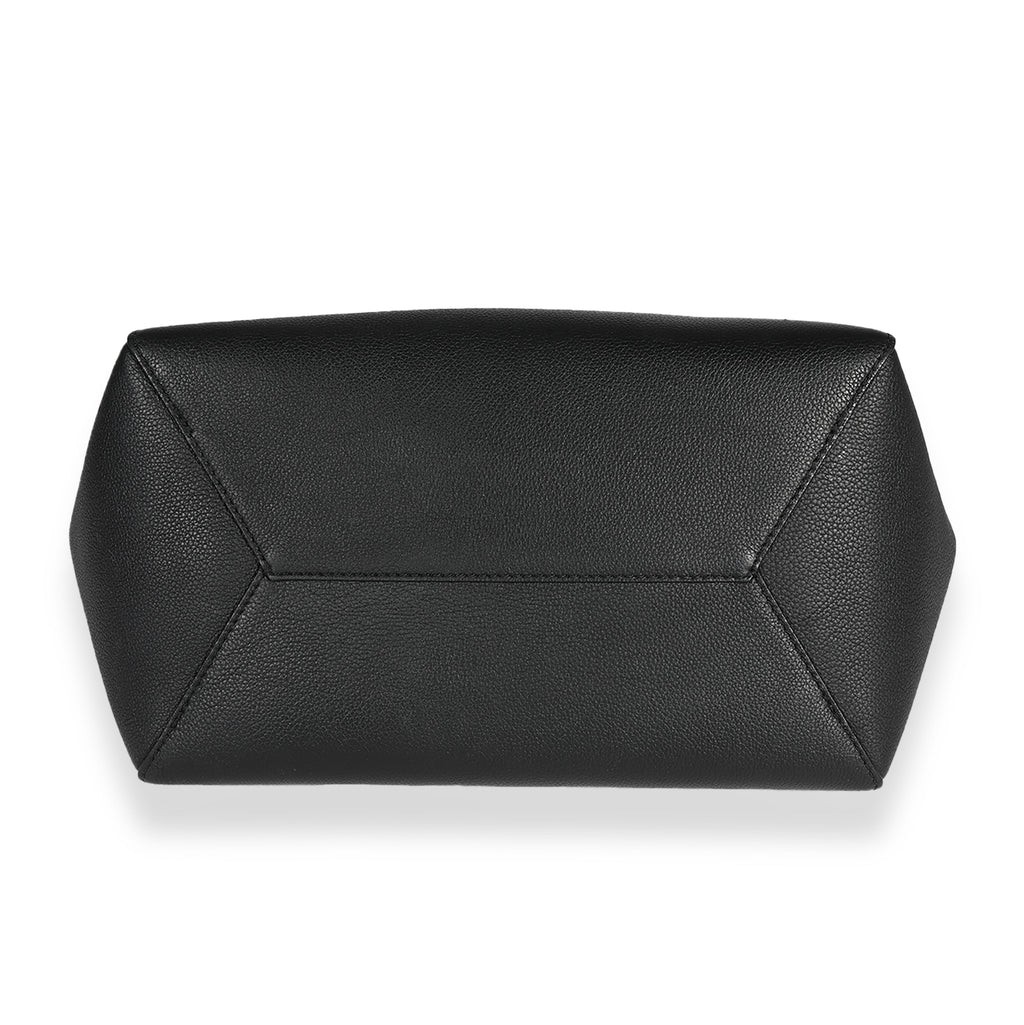 Louis Vuitton Louis Vuitton Black Grained Calfskin Lockme Cabas Tote