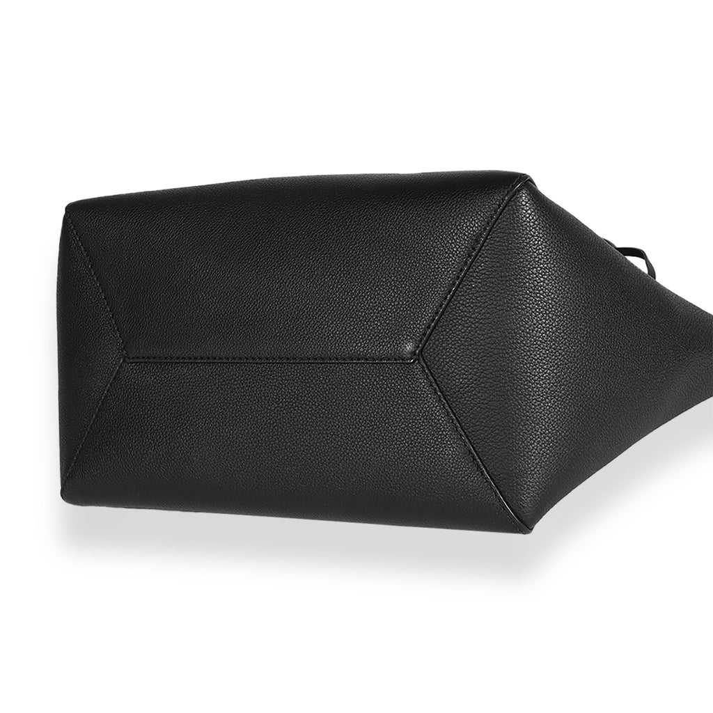 Louis Vuitton Louis Vuitton Black Grained Calfskin Lockme Cabas Tote