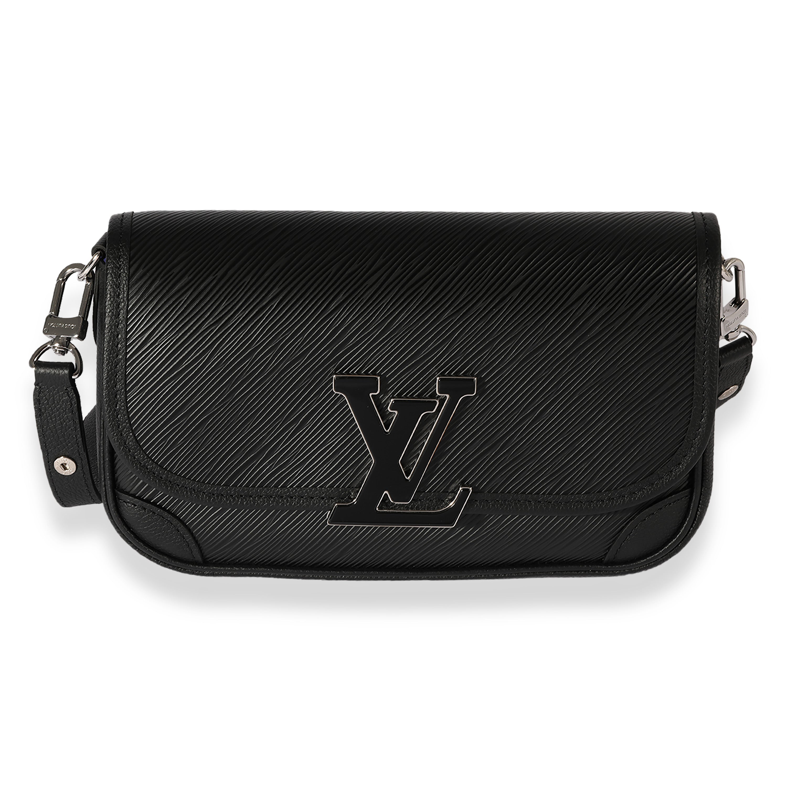 Louis Vuitton Louis Vuitton Black Epi Leather Buci Bag