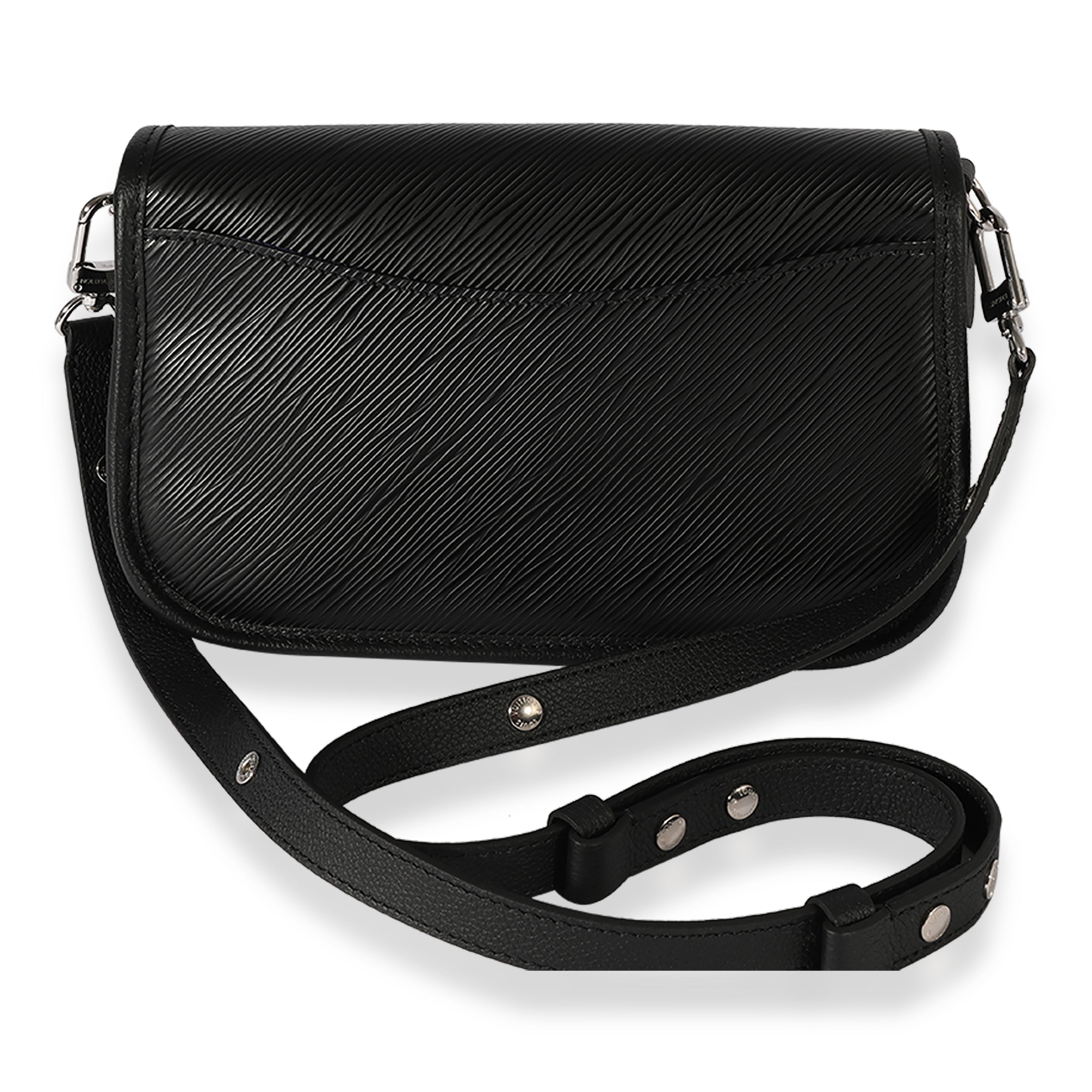 Louis Vuitton Louis Vuitton Black Epi Leather Buci Bag