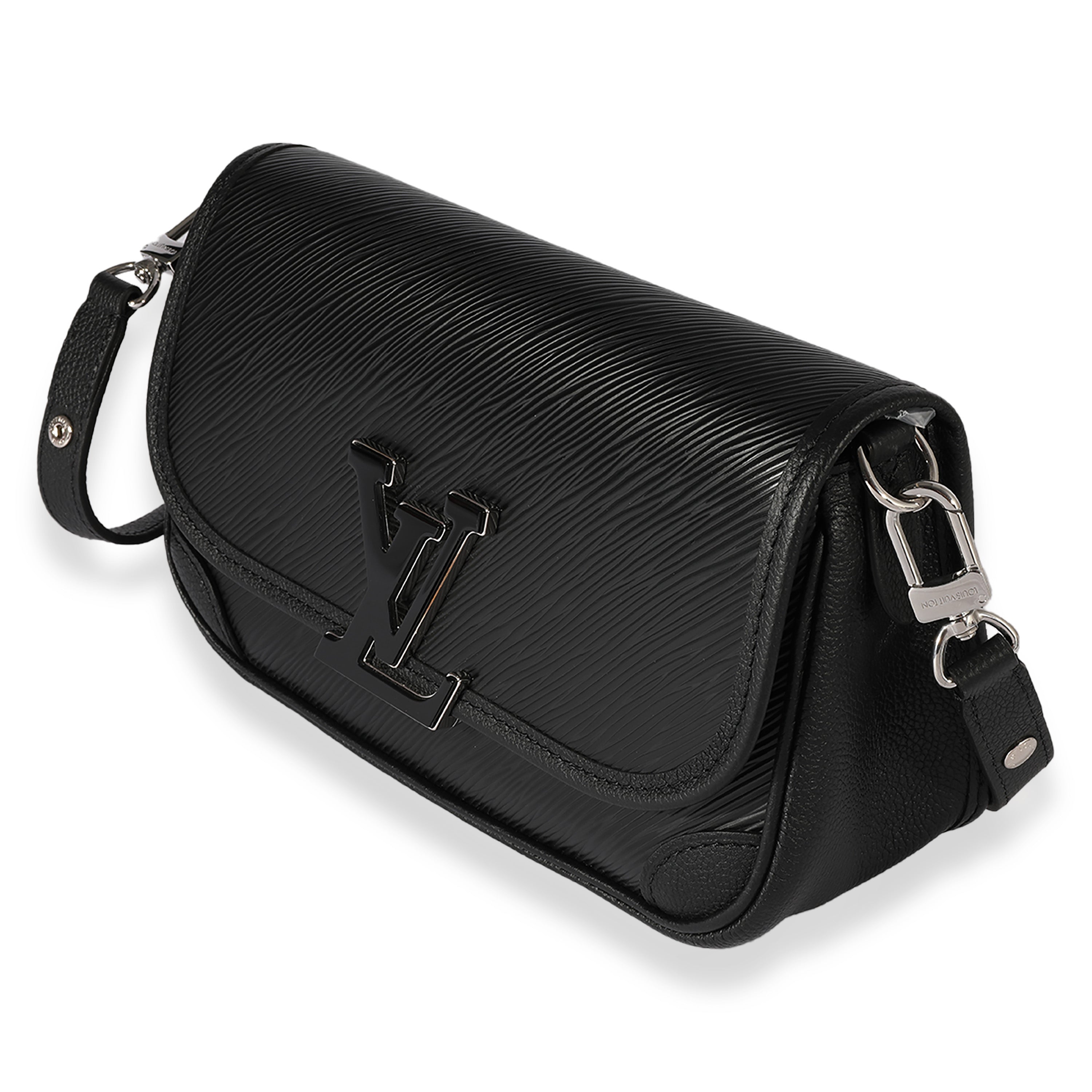 Louis Vuitton Louis Vuitton Black Epi Leather Buci Bag