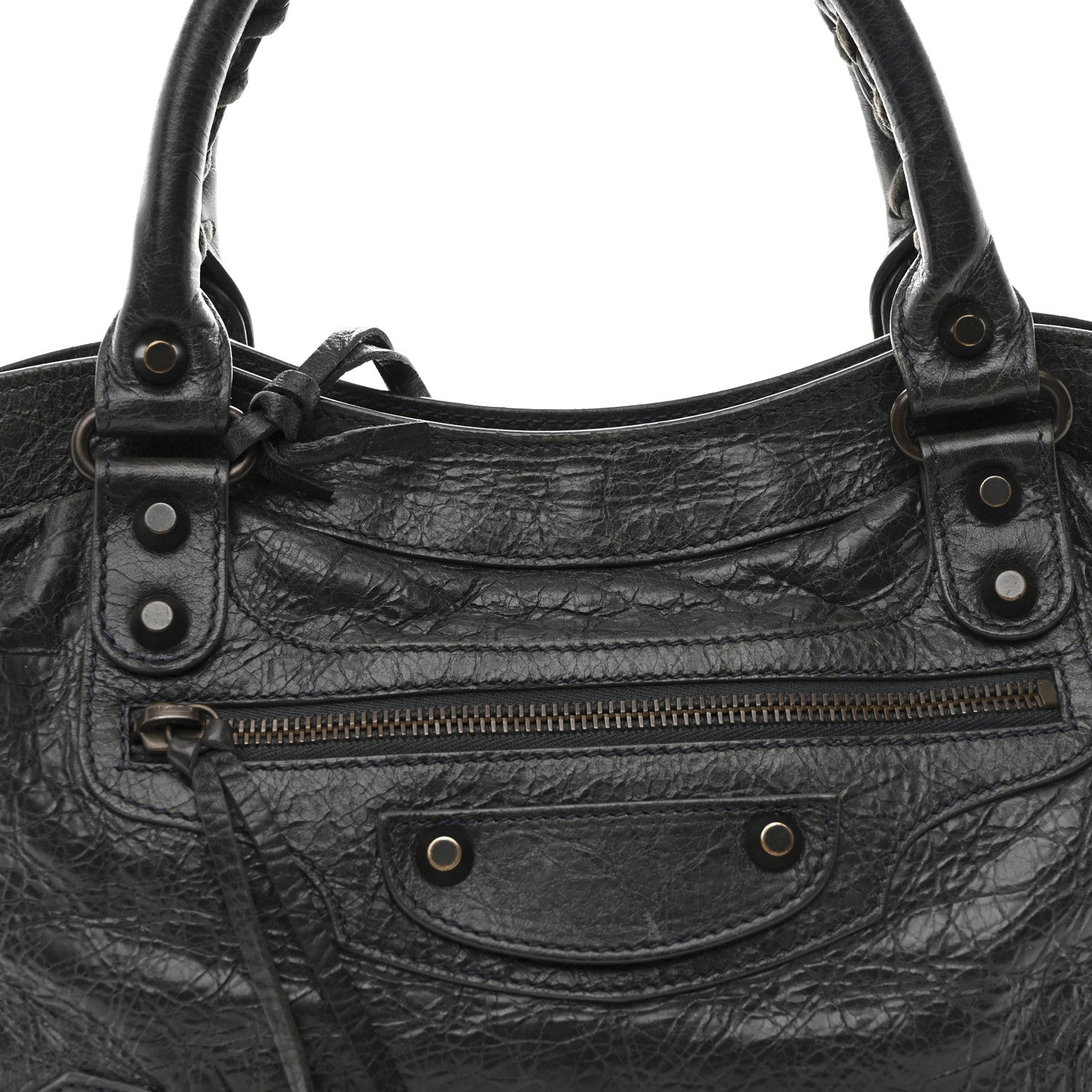 Balenciaga Agneau Classic Hardware Town Anthracite