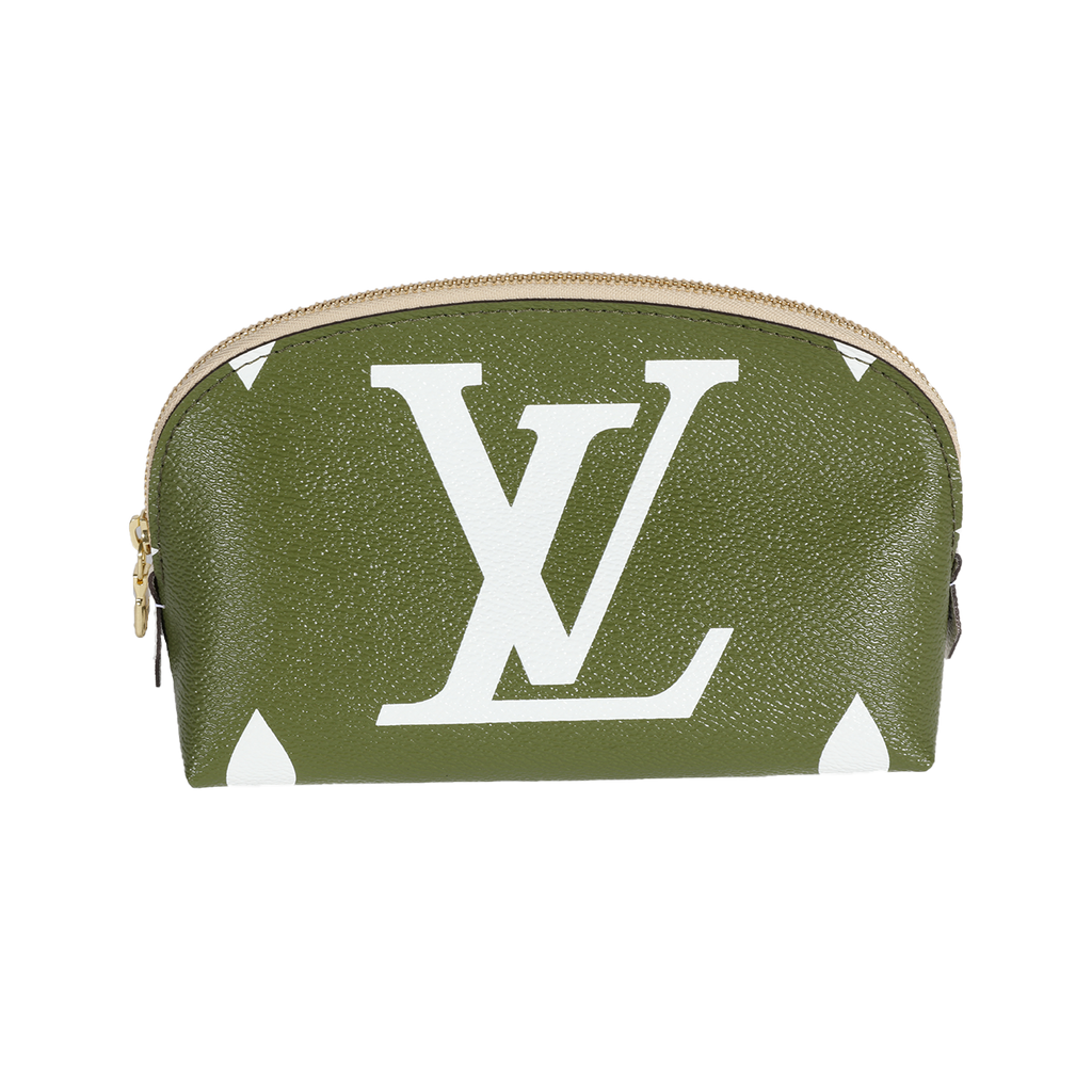 Louis Vuitton Louis Vuitton Kaki Monogram Giant Canvas Cosmetic Pouch