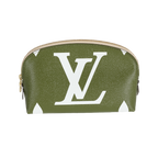 Louis Vuitton Louis Vuitton Kaki Monogram Giant Canvas Cosmetic Pouch