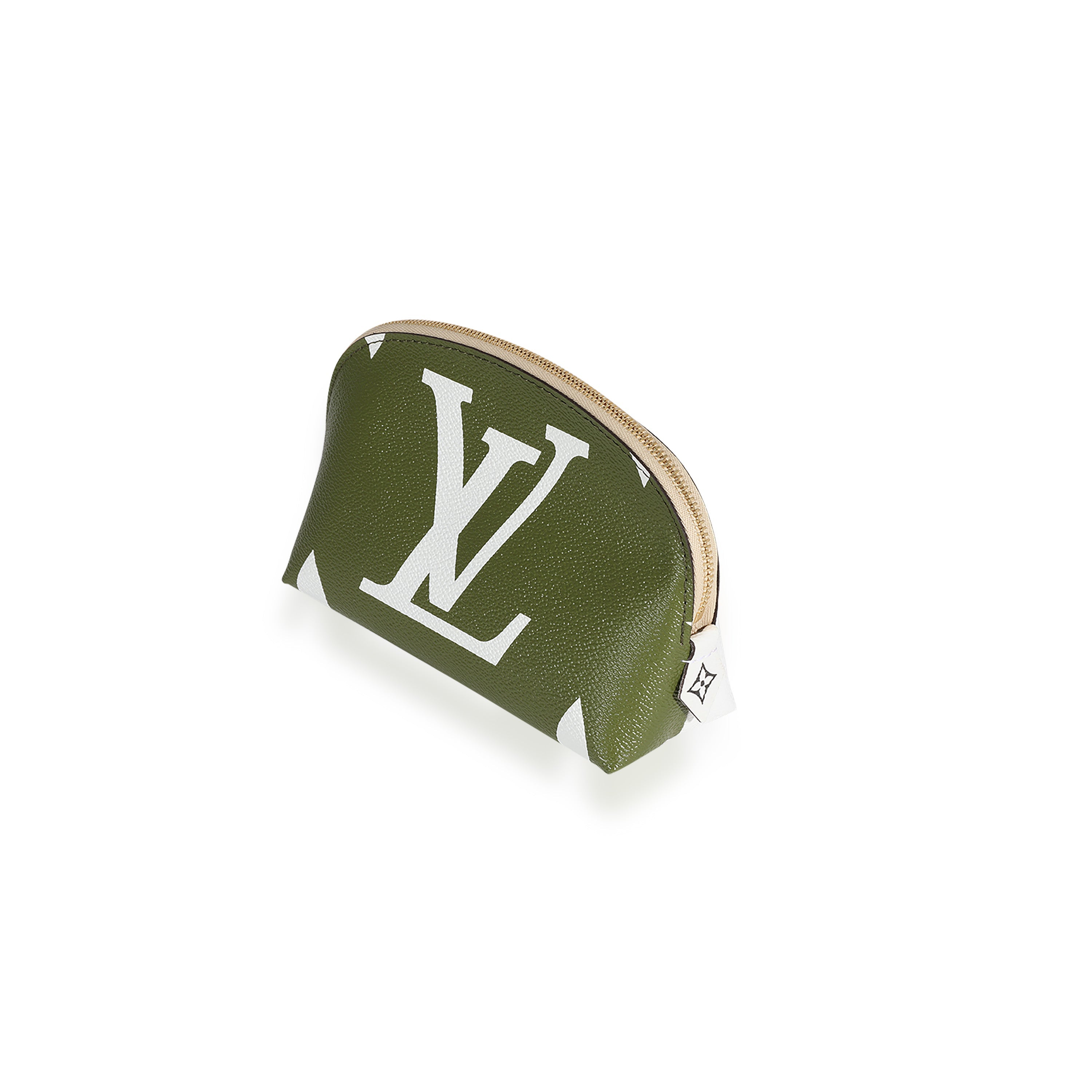 Louis Vuitton Louis Vuitton Kaki Monogram Giant Canvas Cosmetic Pouch