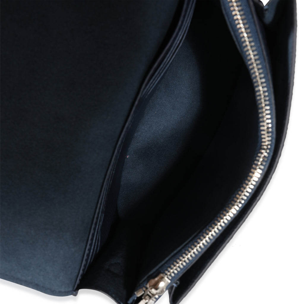 Louis Vuitton Louis Vuitton Navy Nacre Monogram Empreinte Vavin Chain Wallet