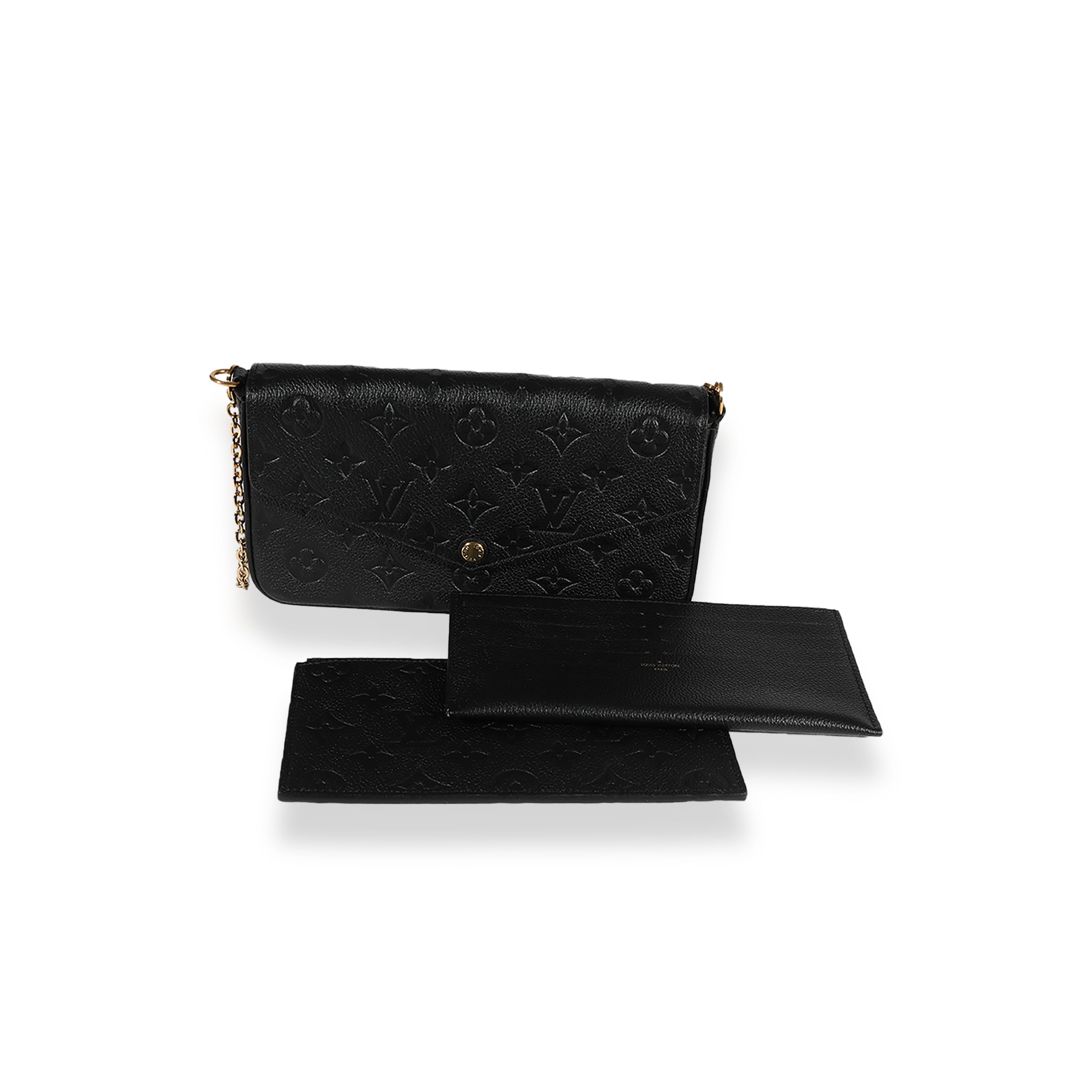 Louis Vuitton Louis Vuitton Black Monogram Empreinte Félicie Pochette