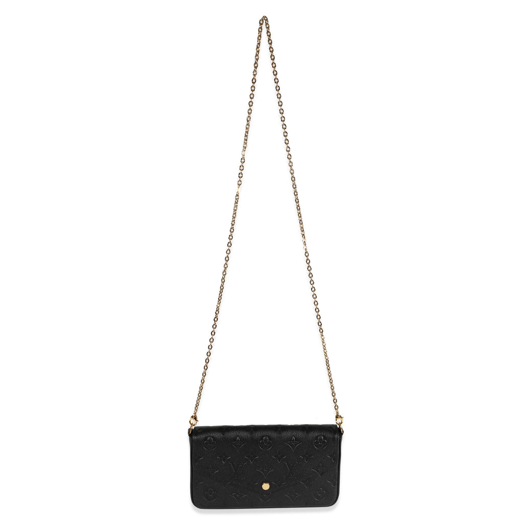 Louis Vuitton Louis Vuitton Black Monogram Empreinte Félicie Pochette