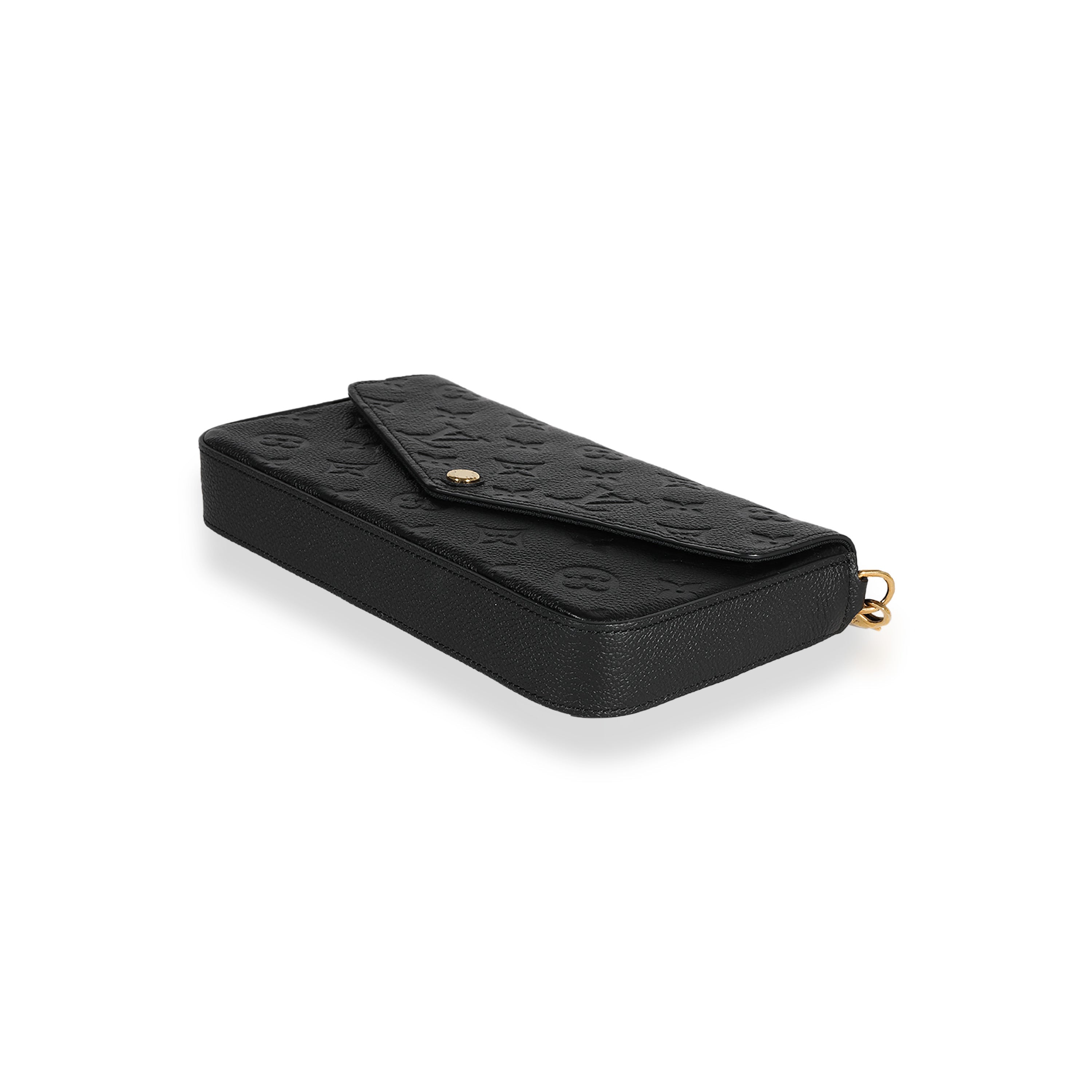 Louis Vuitton Louis Vuitton Black Monogram Empreinte Félicie Pochette