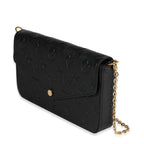 Louis Vuitton Louis Vuitton Black Monogram Empreinte Félicie Pochette