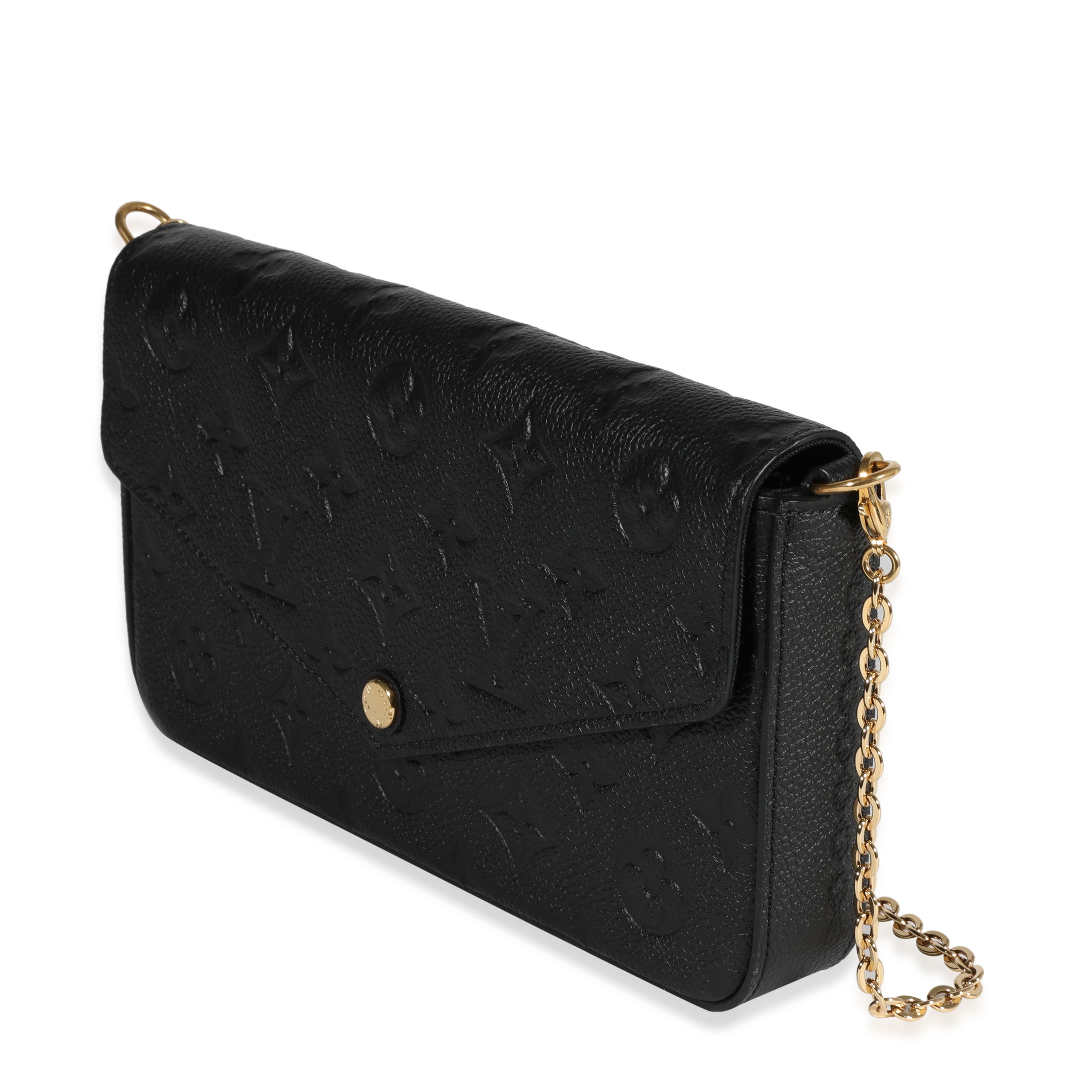 Louis Vuitton Louis Vuitton Black Monogram Empreinte Félicie Pochette