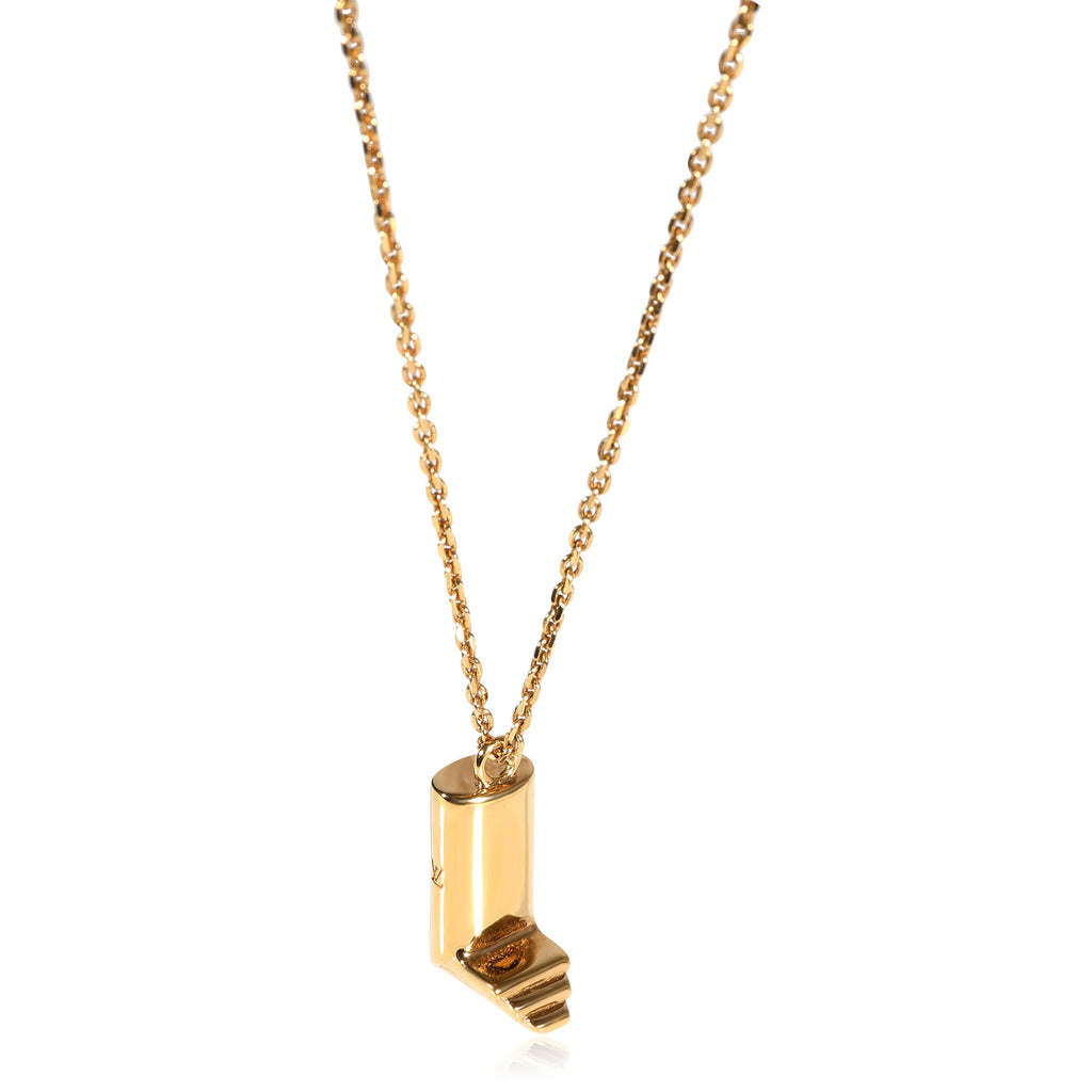 Louis Vuitton Louis Vuitton LV & Me Necklace, Letter L, on Chain
