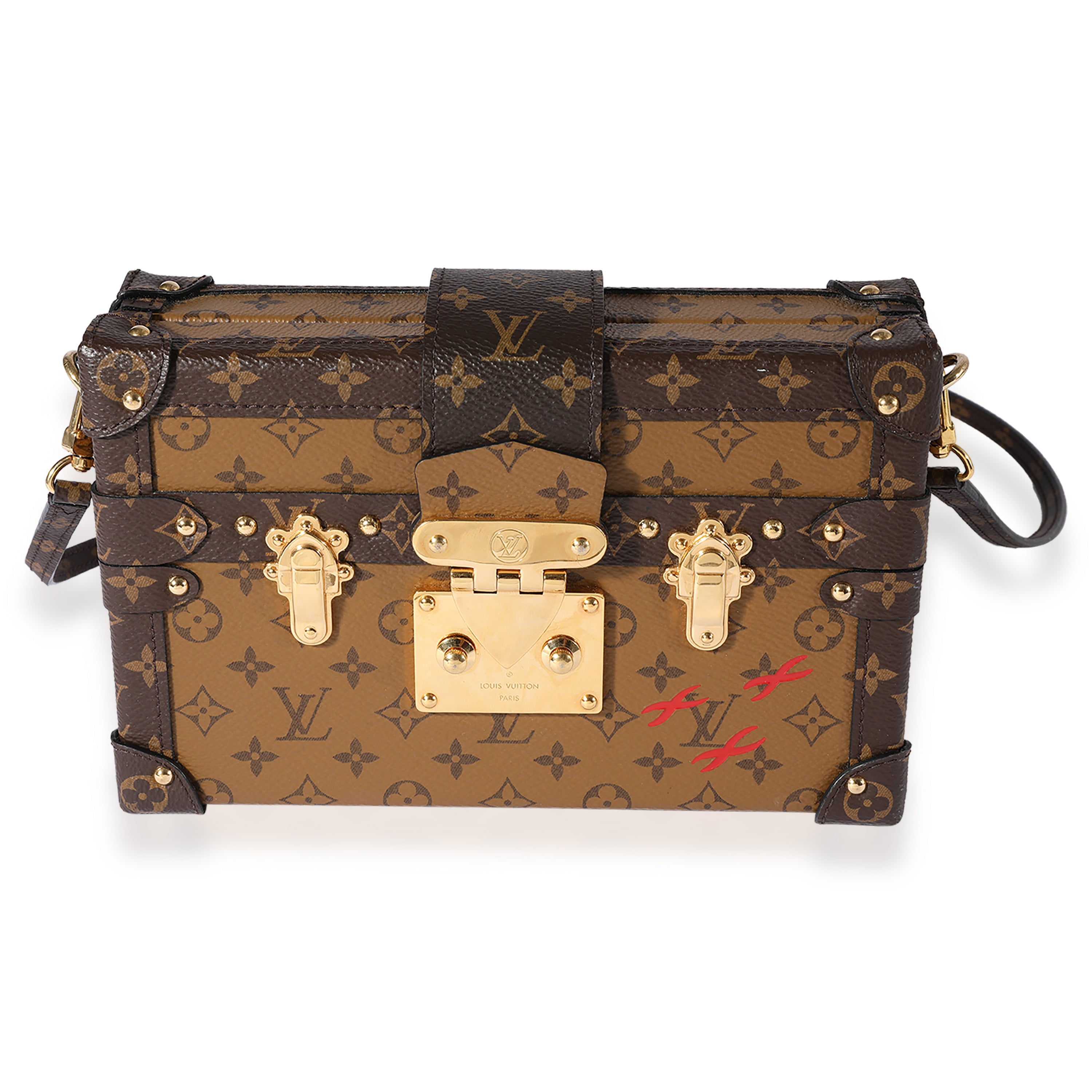 Louis Vuitton Louis Vuitton Monogram Reverse Canvas Petite Malle