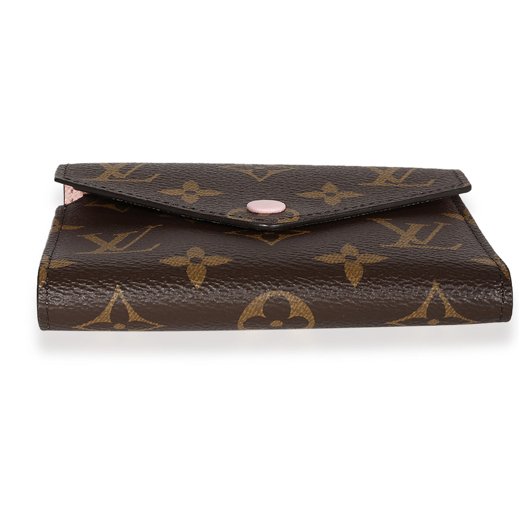 Louis Vuitton Louis Vuitton Monogram Canvas & Rose Ballerine Victorine Wallet