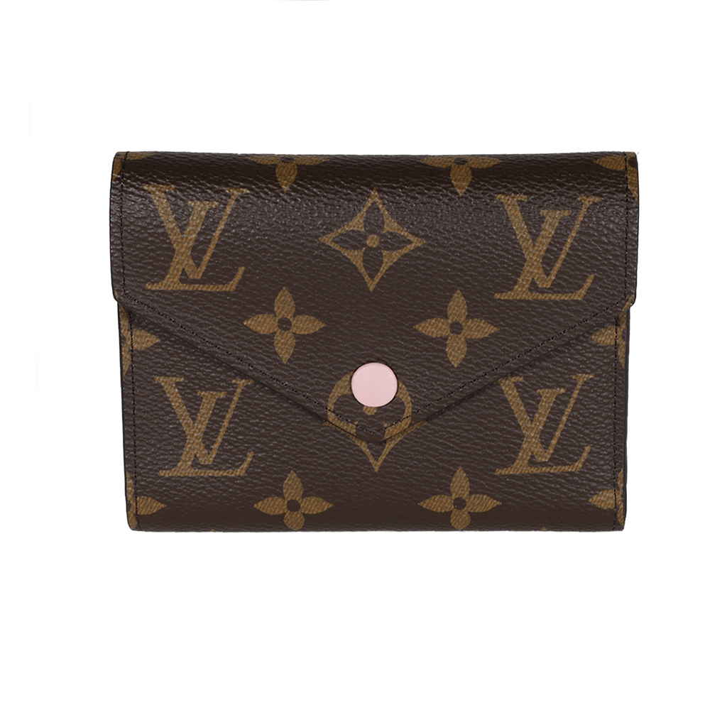 Louis Vuitton Louis Vuitton Monogram Canvas & Rose Ballerine Victorine Wallet