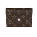Louis Vuitton Louis Vuitton Monogram Canvas & Rose Ballerine Victorine Wallet