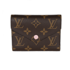 Louis Vuitton Louis Vuitton Monogram Canvas & Rose Ballerine Victorine Wallet